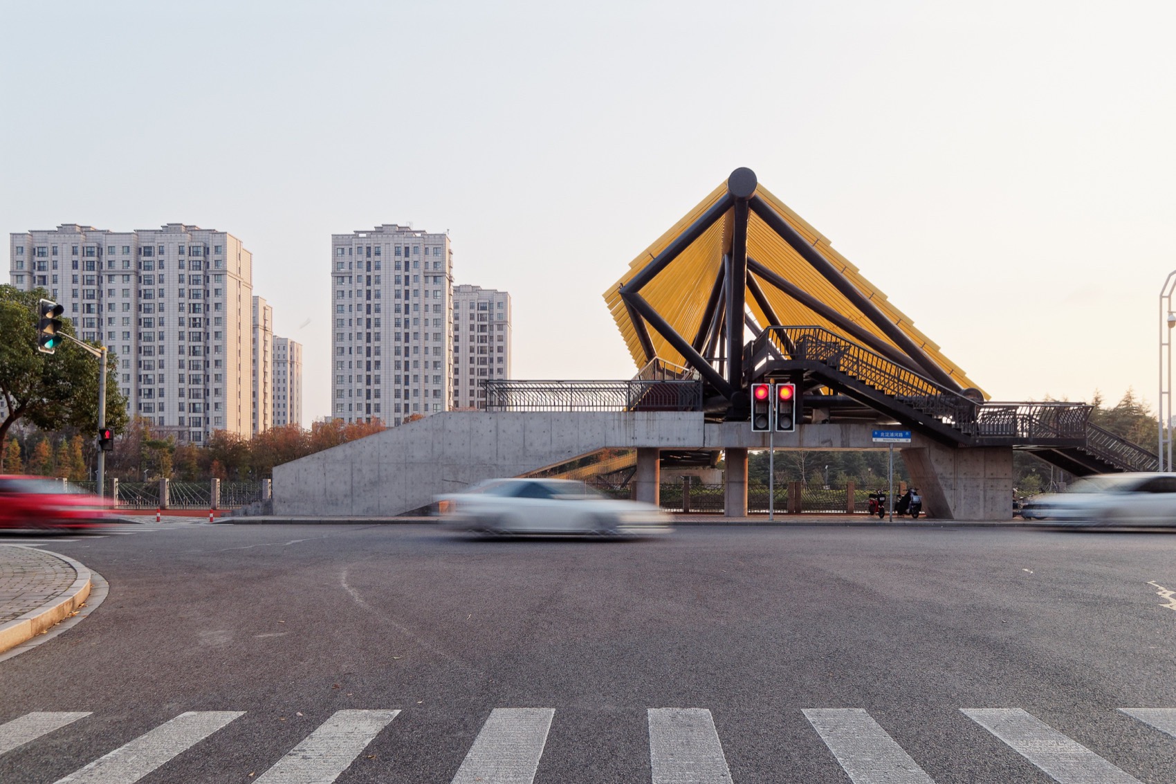 百穗桥·青浦南箐园北侧人行桥丨中国上海丨致正建筑工作室+博风建筑-11