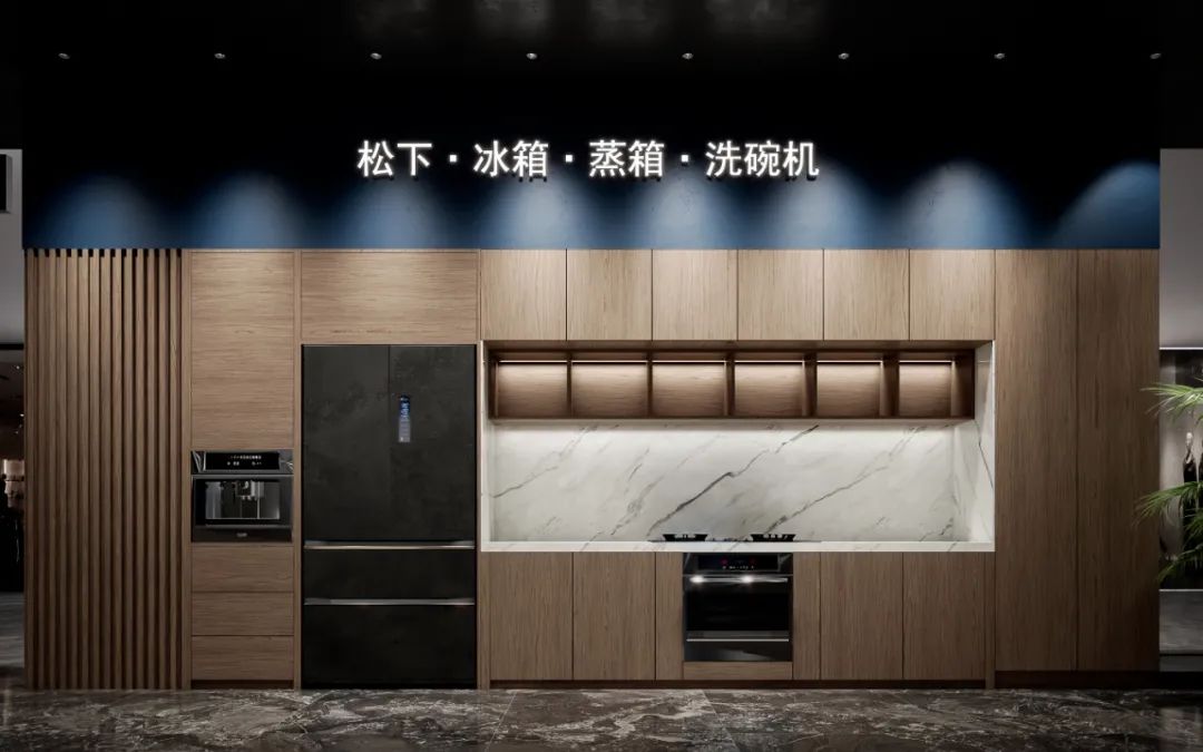 黑暗武士风松下多伦斯暖通展厅丨中国渭南丨周笙笙建筑装饰设计-14