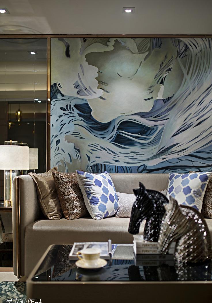 吴文粒丨样板间丨深圳祥祺 . 滨河名苑B1户型样板房-1