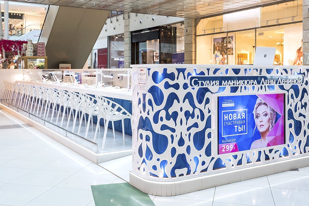 Дизайн островного нэйл-бара для ЛЛ в ТЦ Метрополис-29