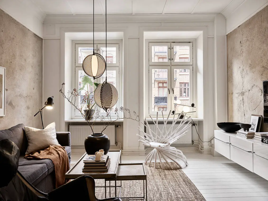 温柔粉色系，致敬 Art Deco 的 55 平米公寓-1