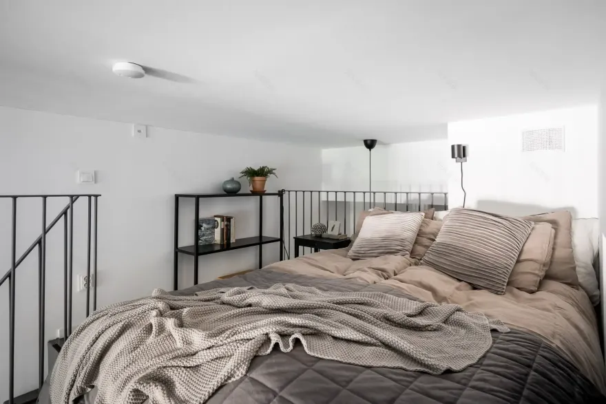 瑞典 35m2 精致一居,空间利用典范-10