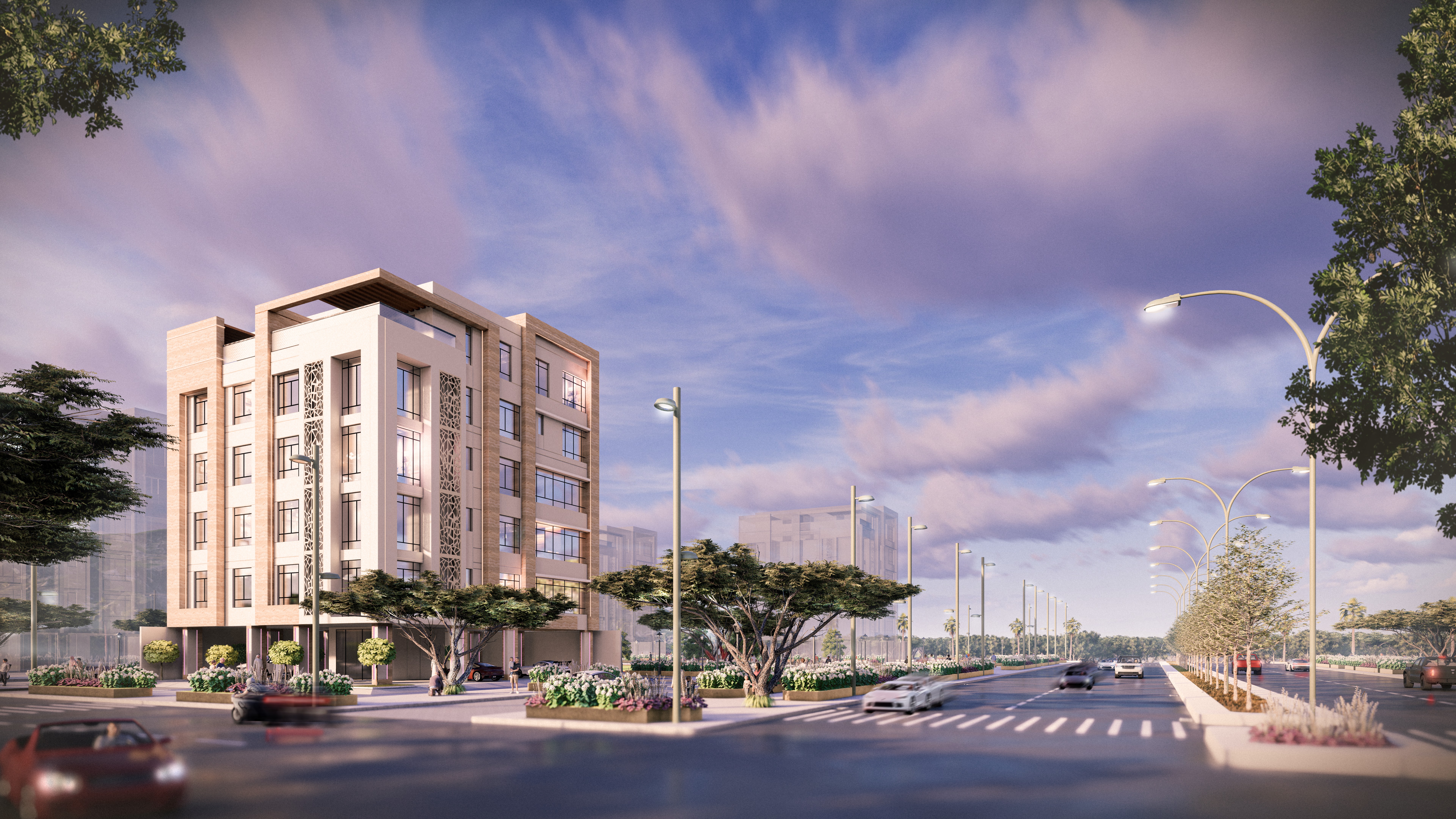 沙特阿拉伯建筑外立面计算机生成图像丨沙特阿拉伯吉达-5