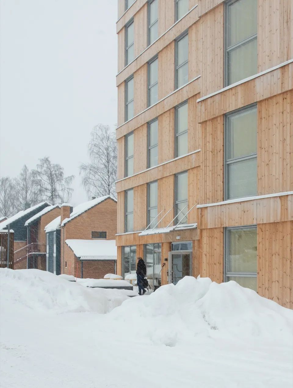 Kallerud学生公寓：模块化木结构住宅-55