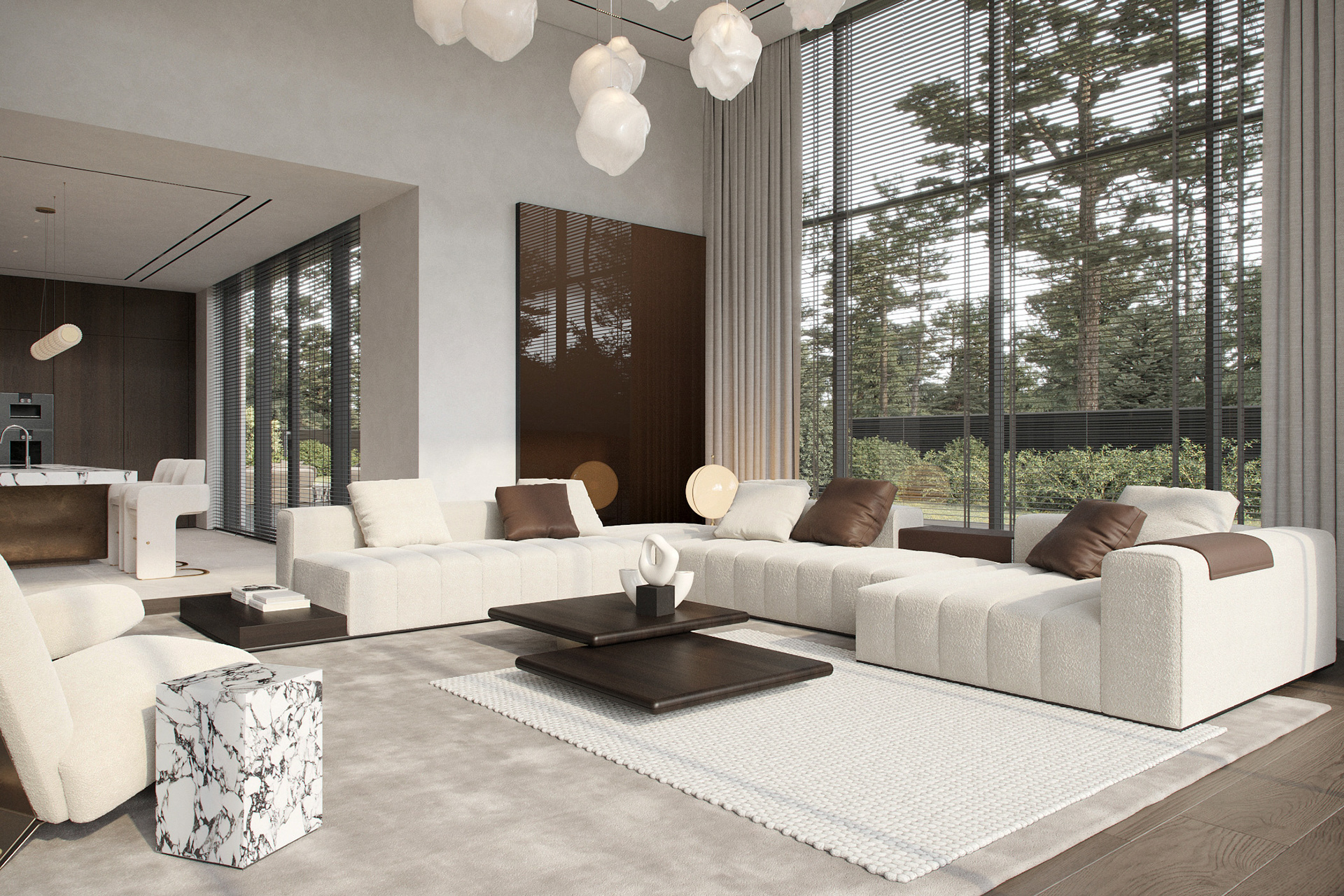 620平 别墅空间设计，简约舒适！-4