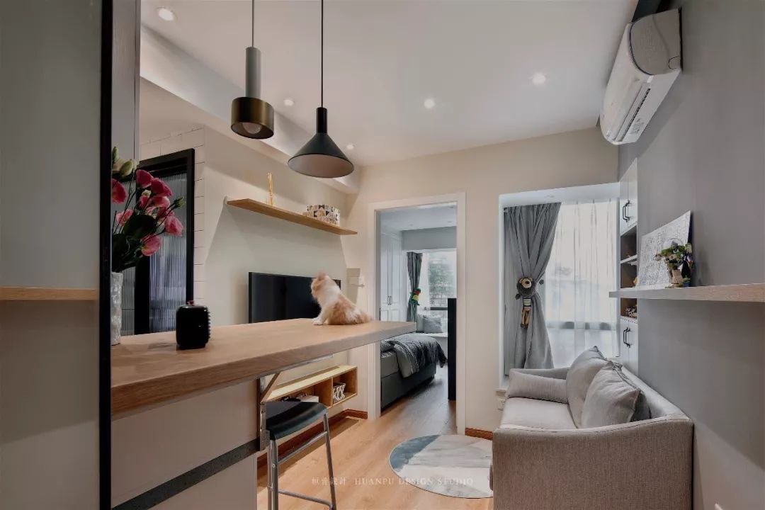 33㎡北欧猫宅,小空间大温馨-41