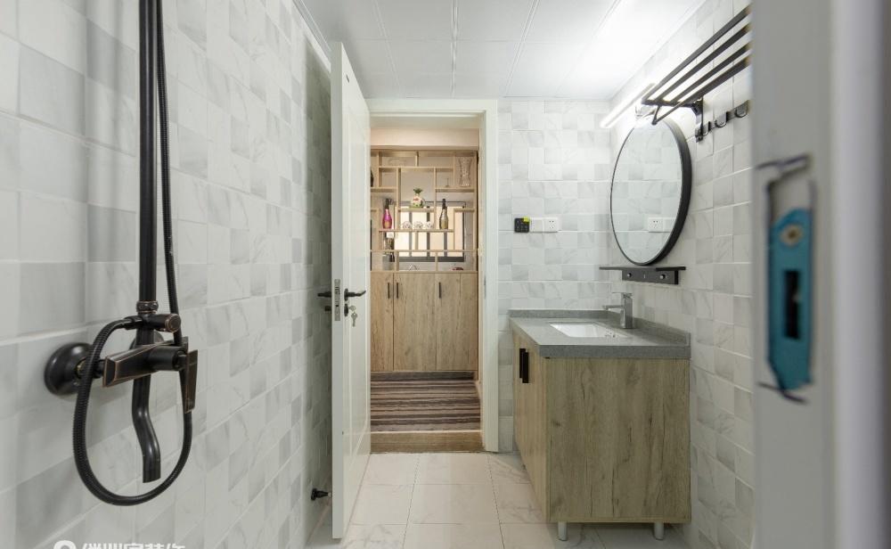 富力湾现代混搭风格装修-24