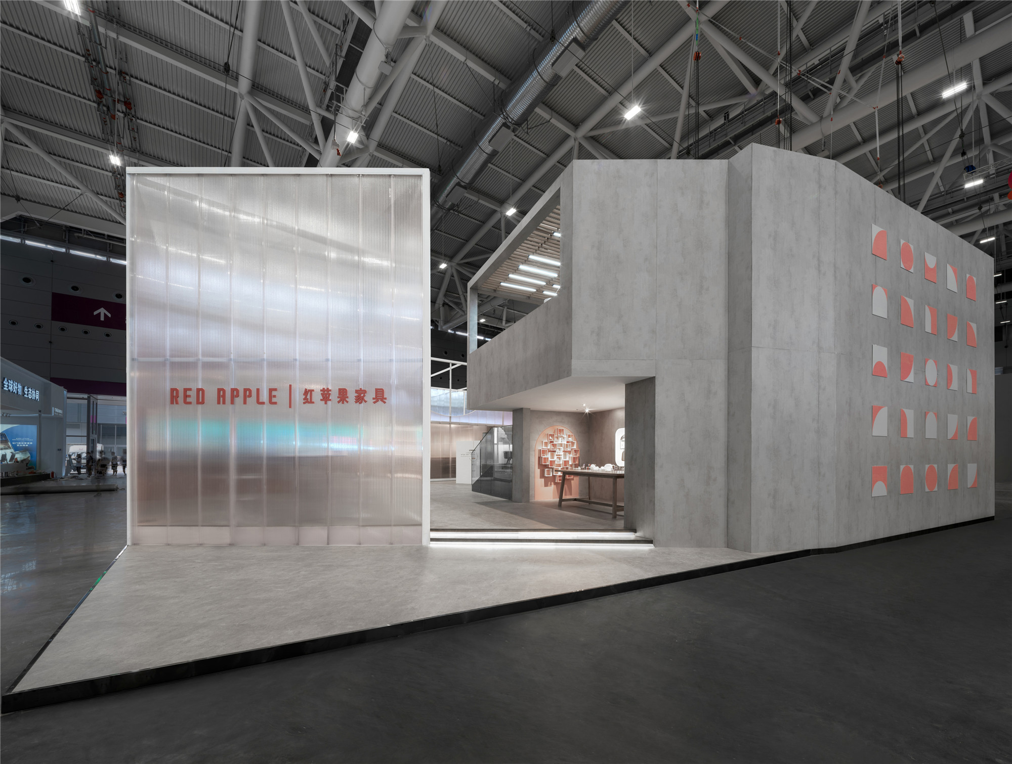 红苹果深圳国际家具展馆丨中国深圳丨竹工凡木设计研究室-17
