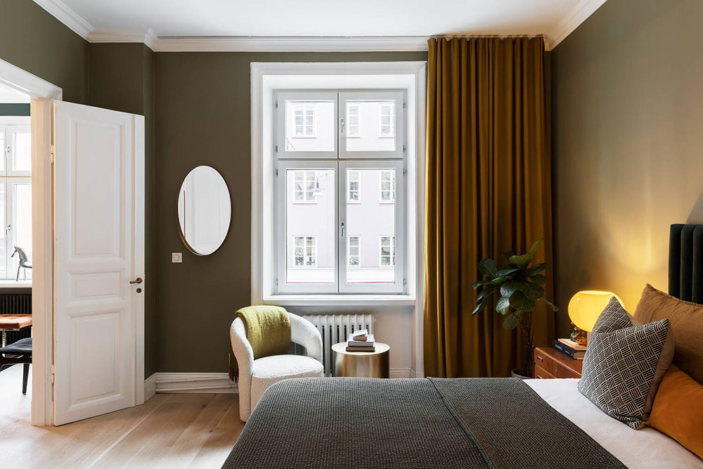 斯德哥尔摩活力橙公寓，复古风情的时尚空间-11