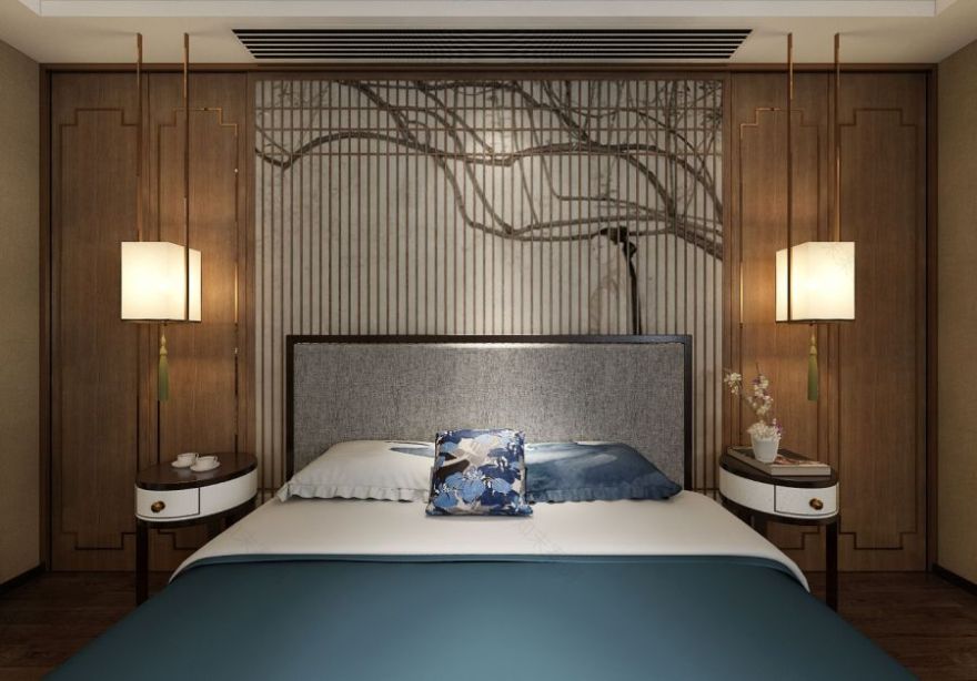 悦江国际 230㎡新中式雅居,演绎东方美学与当代生活-84