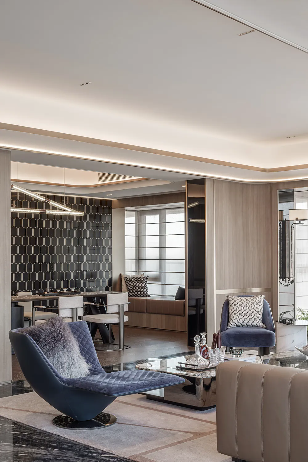 现代隐奢风，这才是顶奢的格局！-13