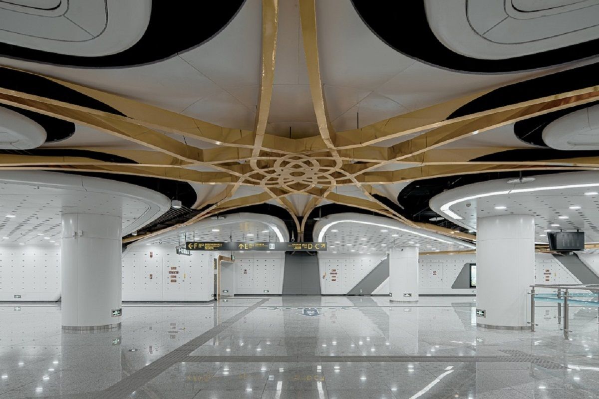 地心引力下的未来城市想象——成都地铁 18 号线站台设计-17