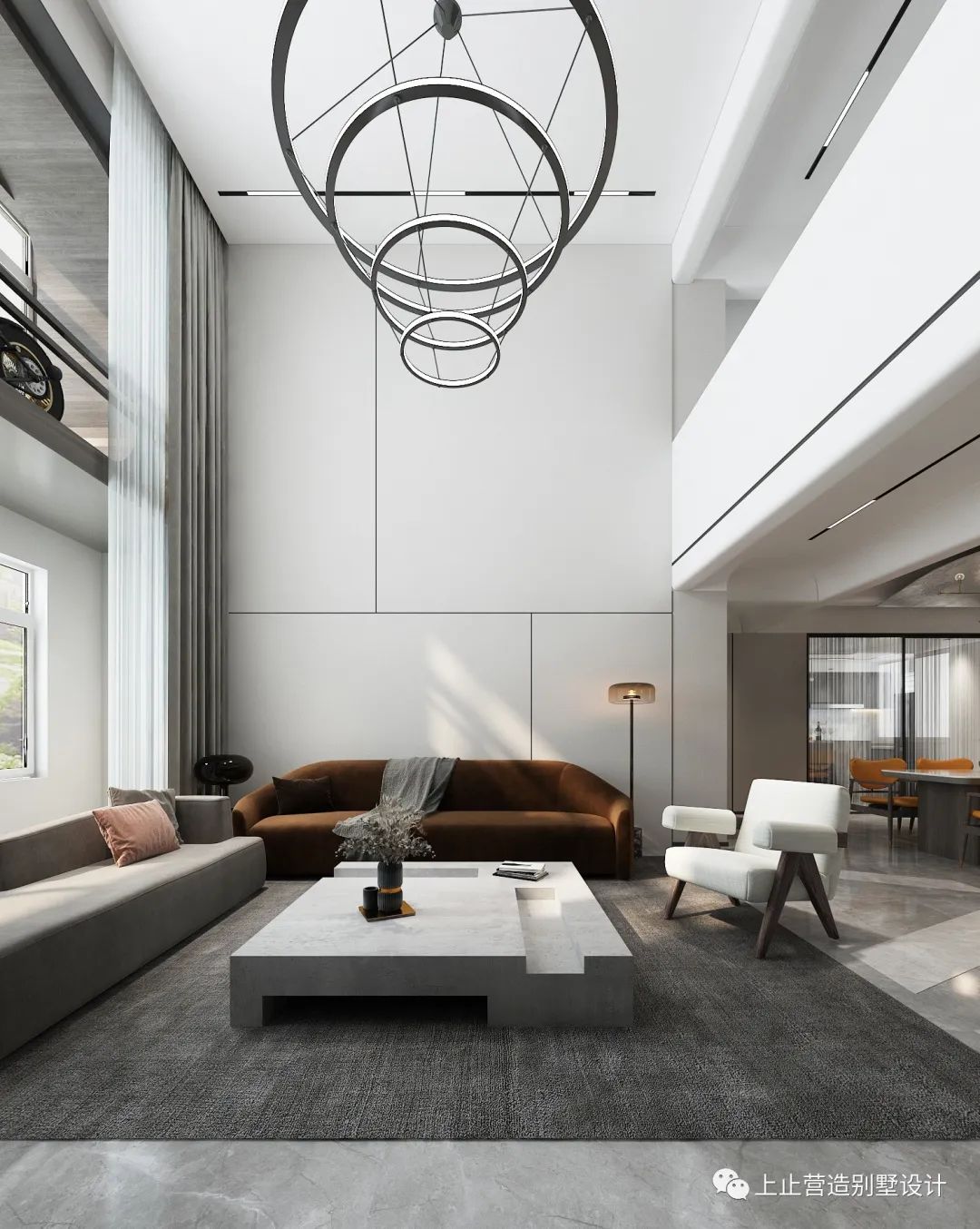 光影交叠下的现代理性美·敦化项目丨上止YL空间设计-8