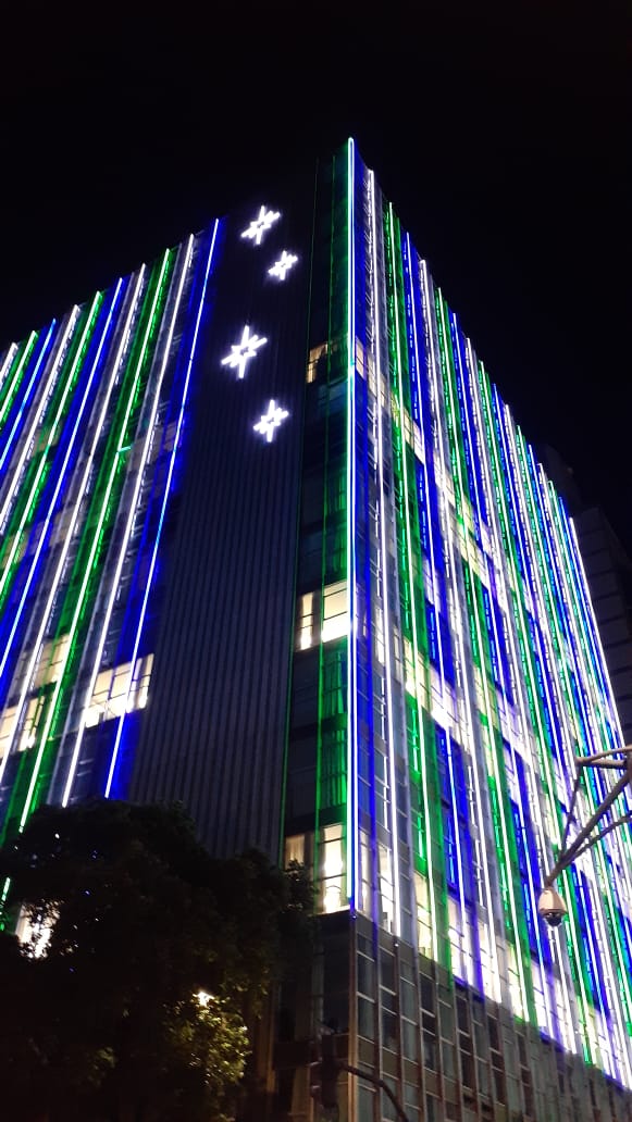 Iluminação de Natal - Banco Mercantil | 2020-2