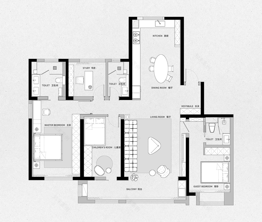 留白筑境丨赫设计-73