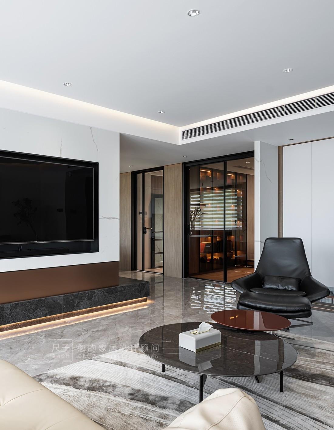 深圳掬月半山简约风格室内设计-2
