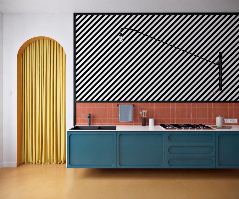 乌克兰新锐设计师打造蒙德里安风格家居空间-4