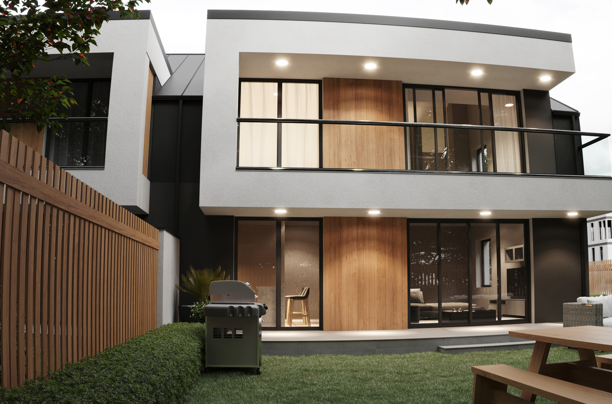 计算机生成图像 半独立式住宅-7