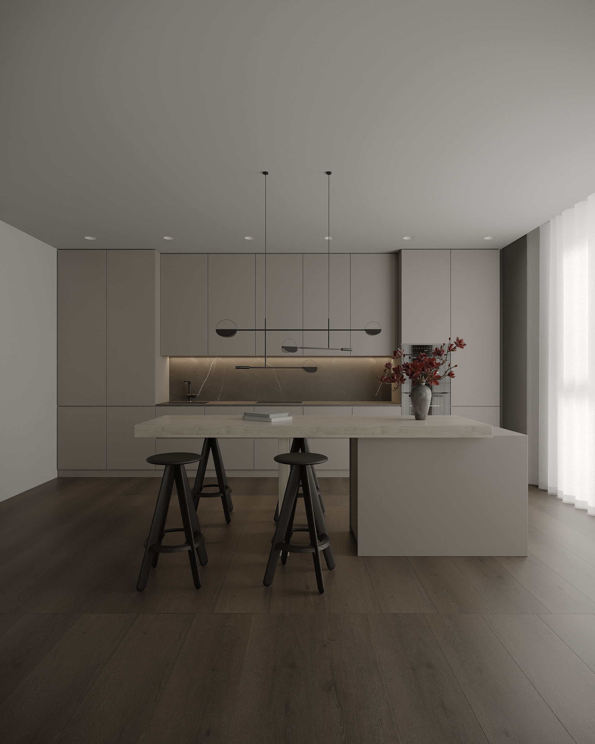 Serene Minimalism | Interior Visualization-2