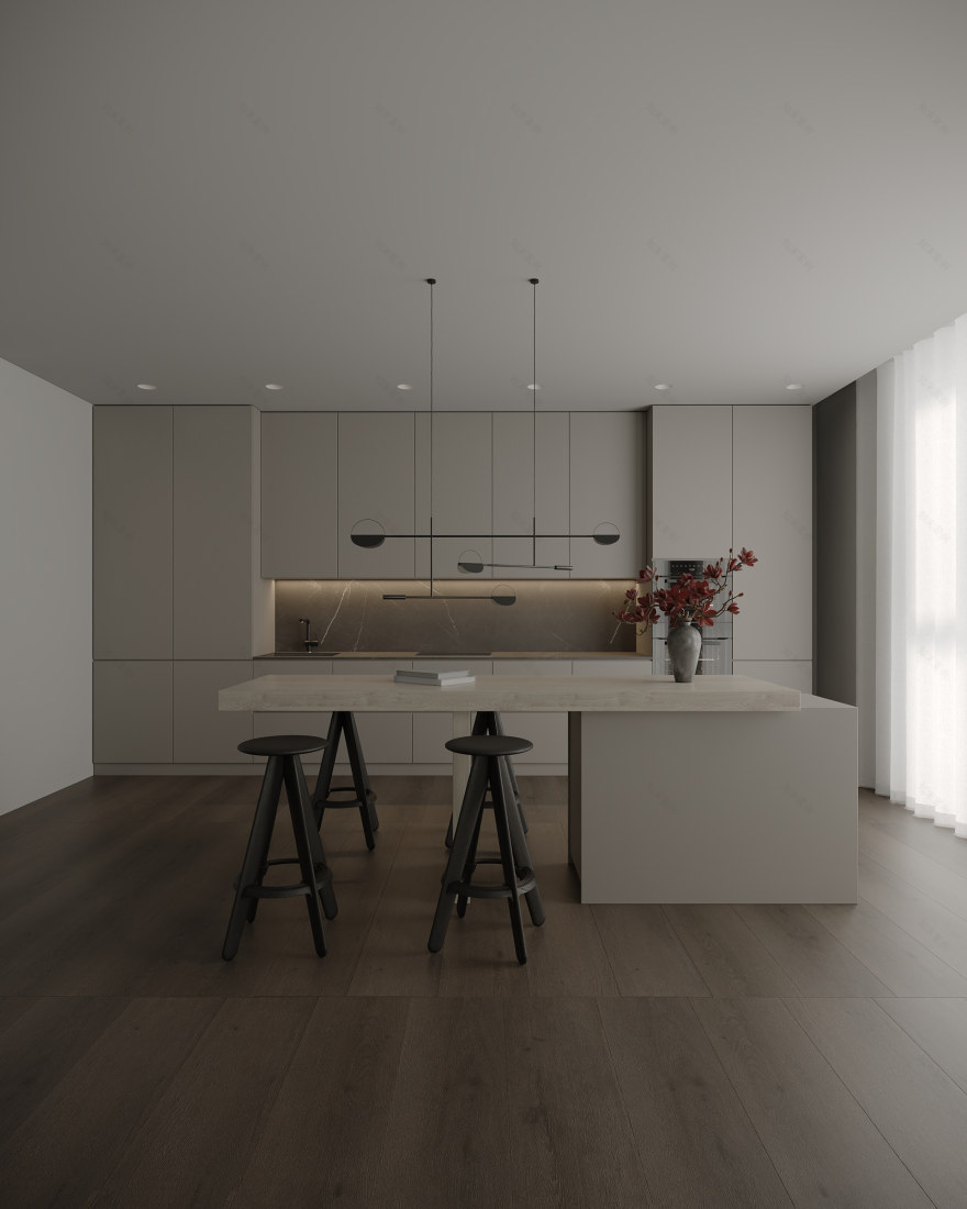 Serene Minimalism | Interior Visualization-2