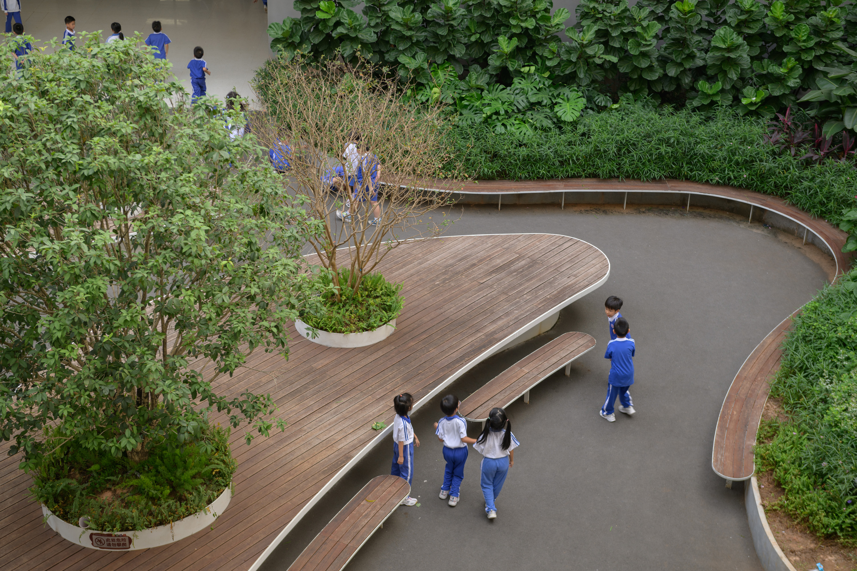 红岭教育集团 华富实验学校丨中国深圳丨大小景观,深圳市建筑设计研究总院有限公司,广州天泓-186