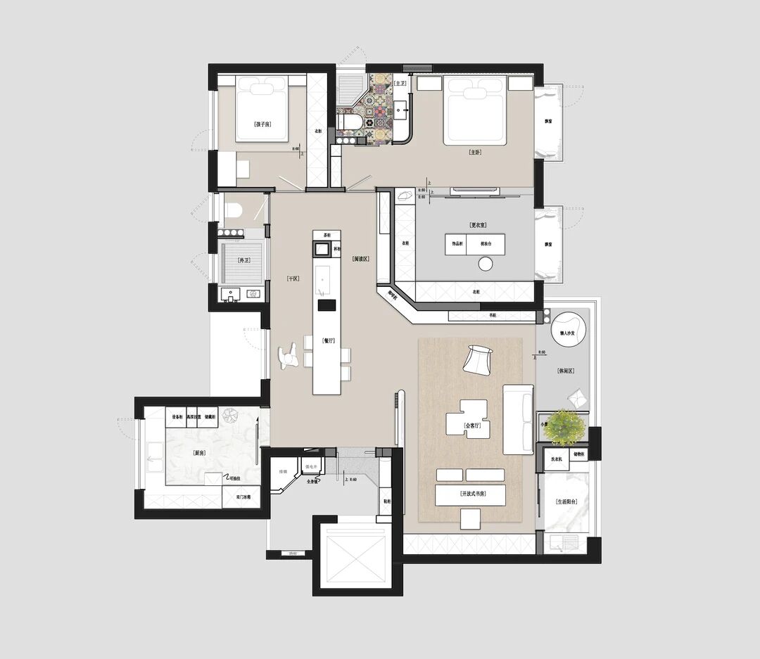 日系美学构筑130㎡精神角落丨中国杭州丨意森空间设计-79