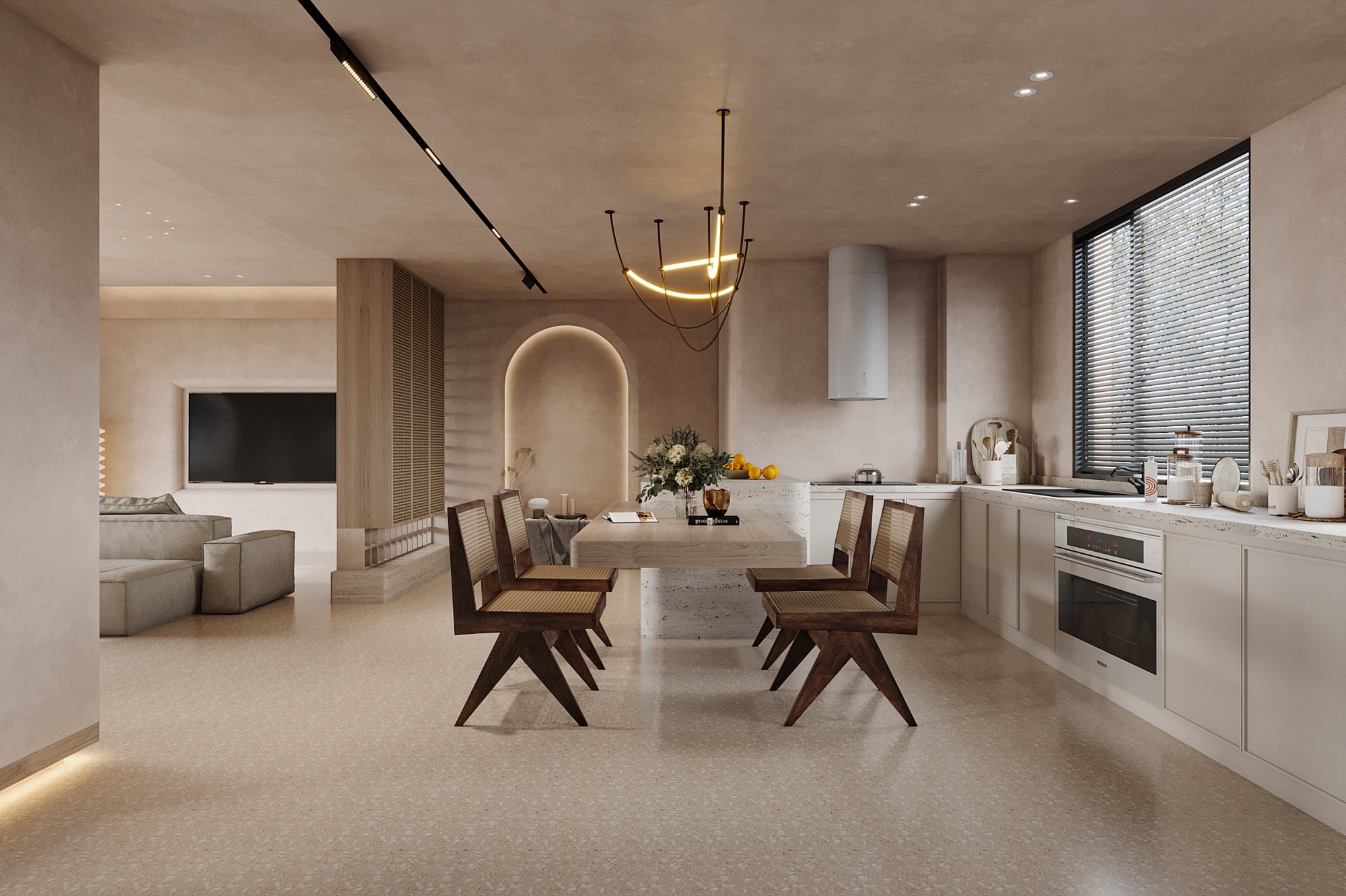 回归生活本质的侘寂风住宅设计-5