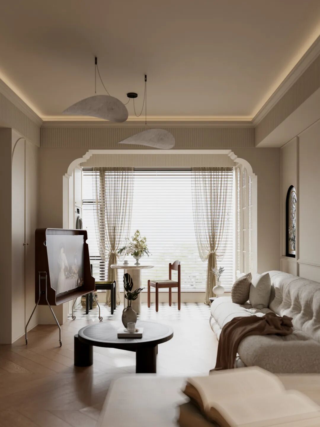 108m²法式美宅|温柔到骨子里的治愈系烟火气-29