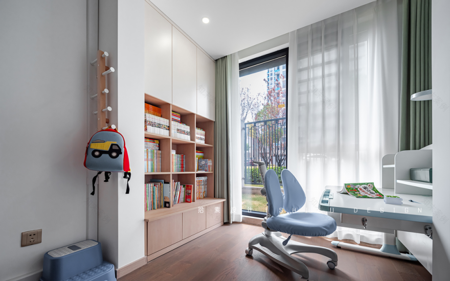 长沙·中海阅麓山142㎡现代原木风精装改造丨中国长沙丨拾素设计-92