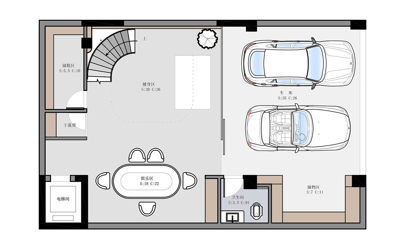 临湖而墅丨叶秦组设计-57
