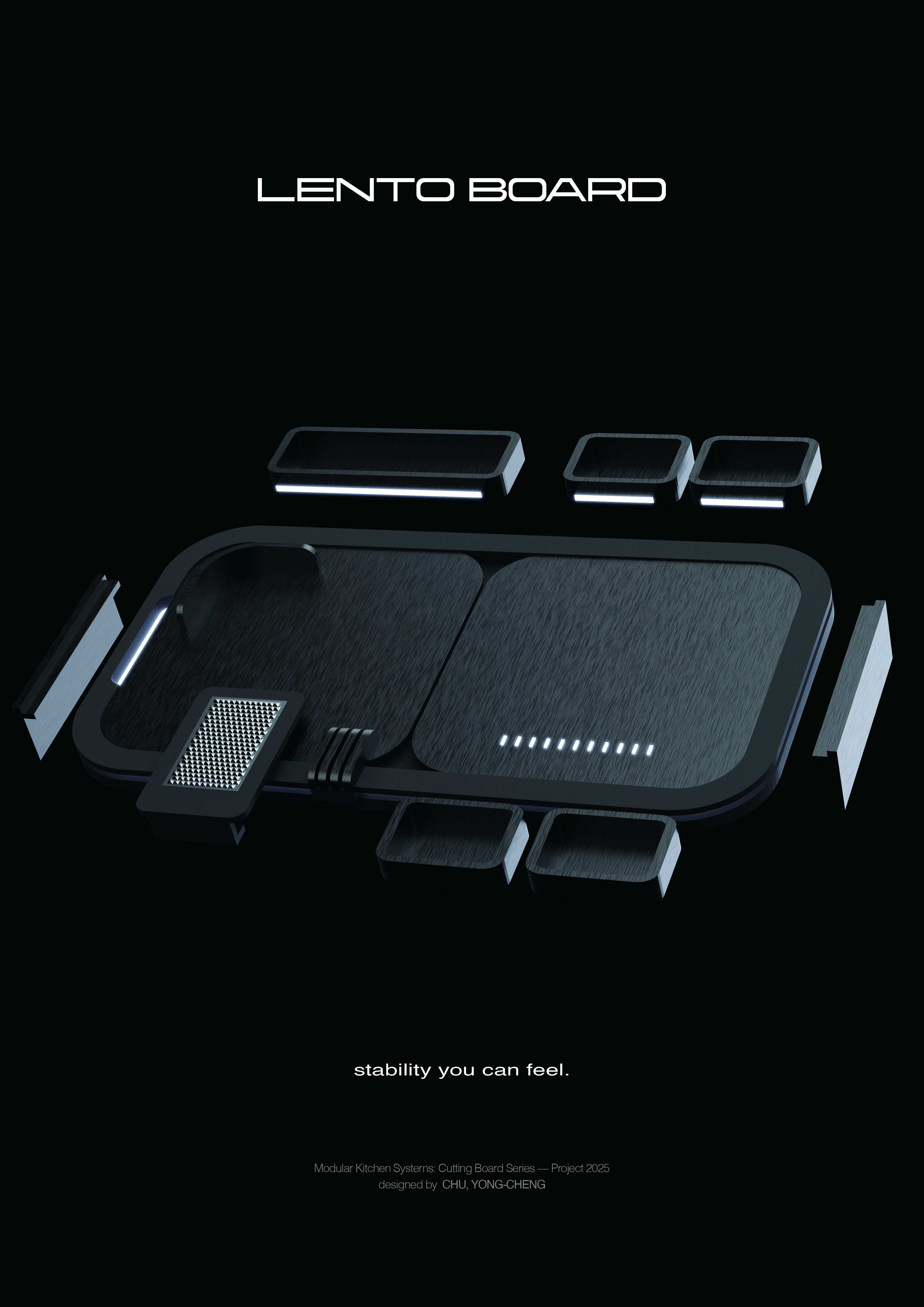 Lento Board 緩砧｜modular kitchen system design | 2025-0