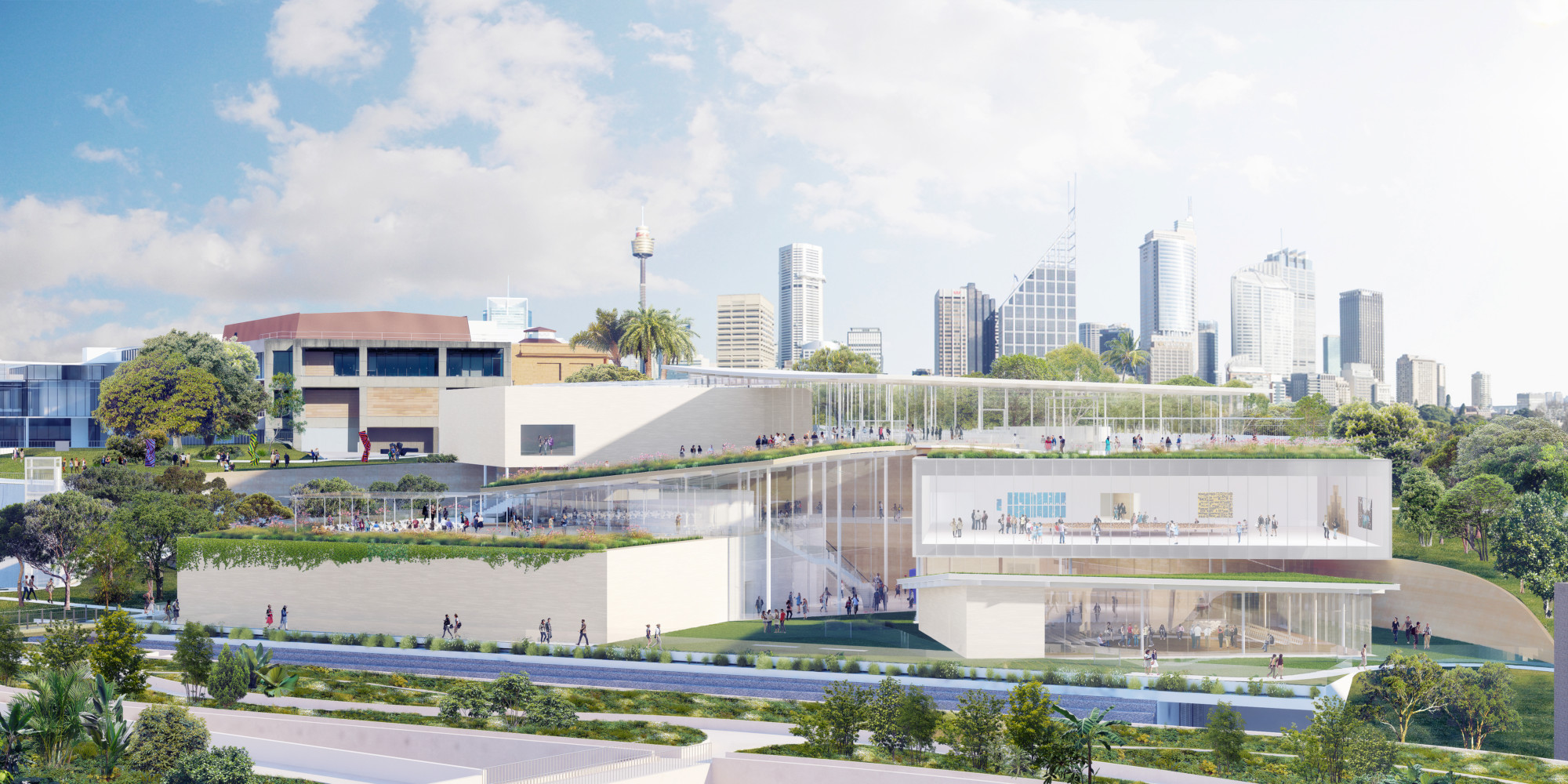 新南威尔士艺术博物馆“悉尼现代项目”丨澳大利亚悉尼丨SANAA-6