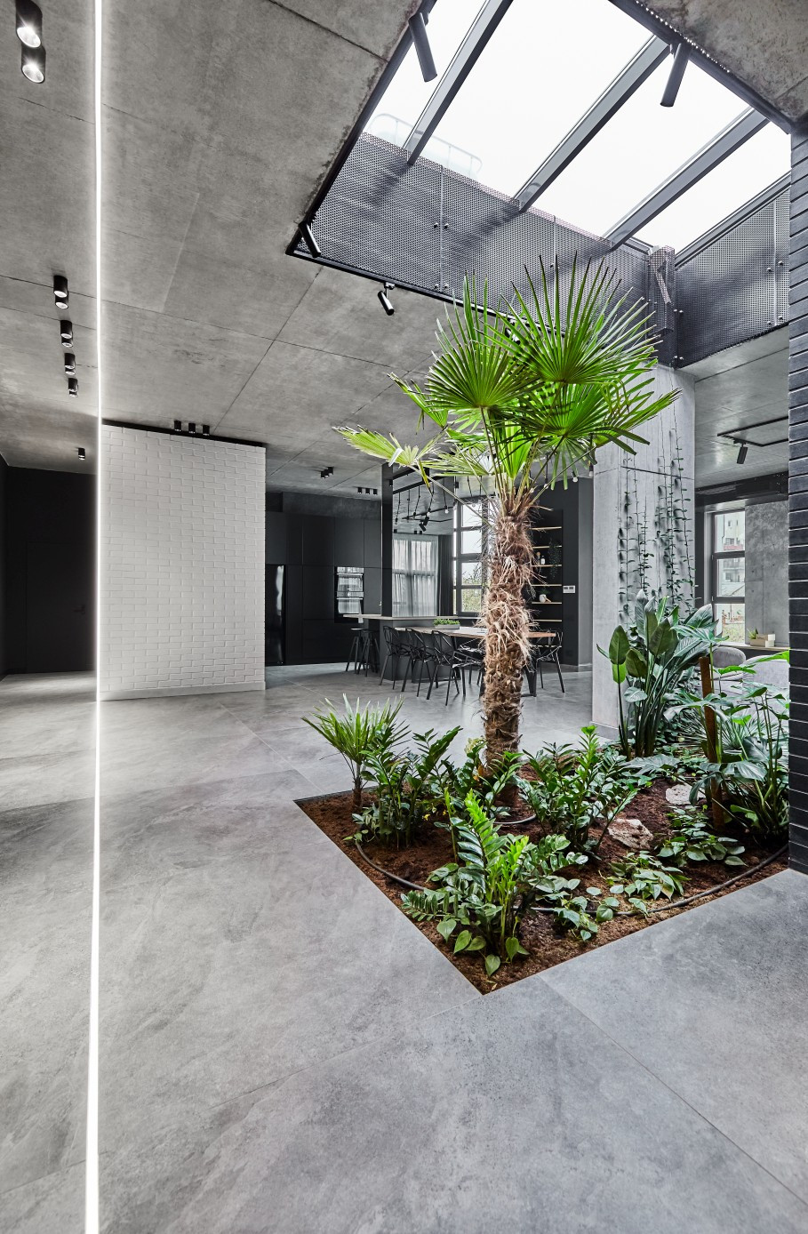 罗马尼亚顶层公寓工业风格设计案例-58