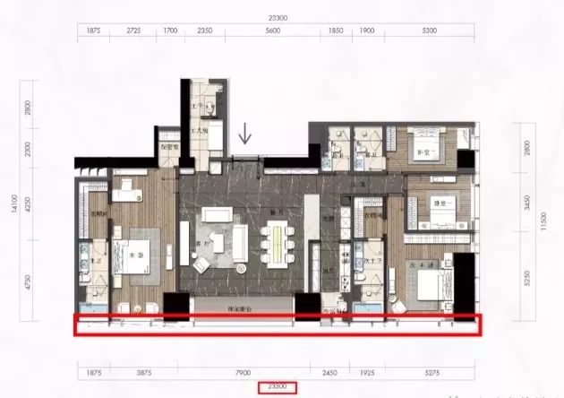 深圳湾顶级豪宅大平层样板间 让景观与室内融为一体  SCDA新作-9