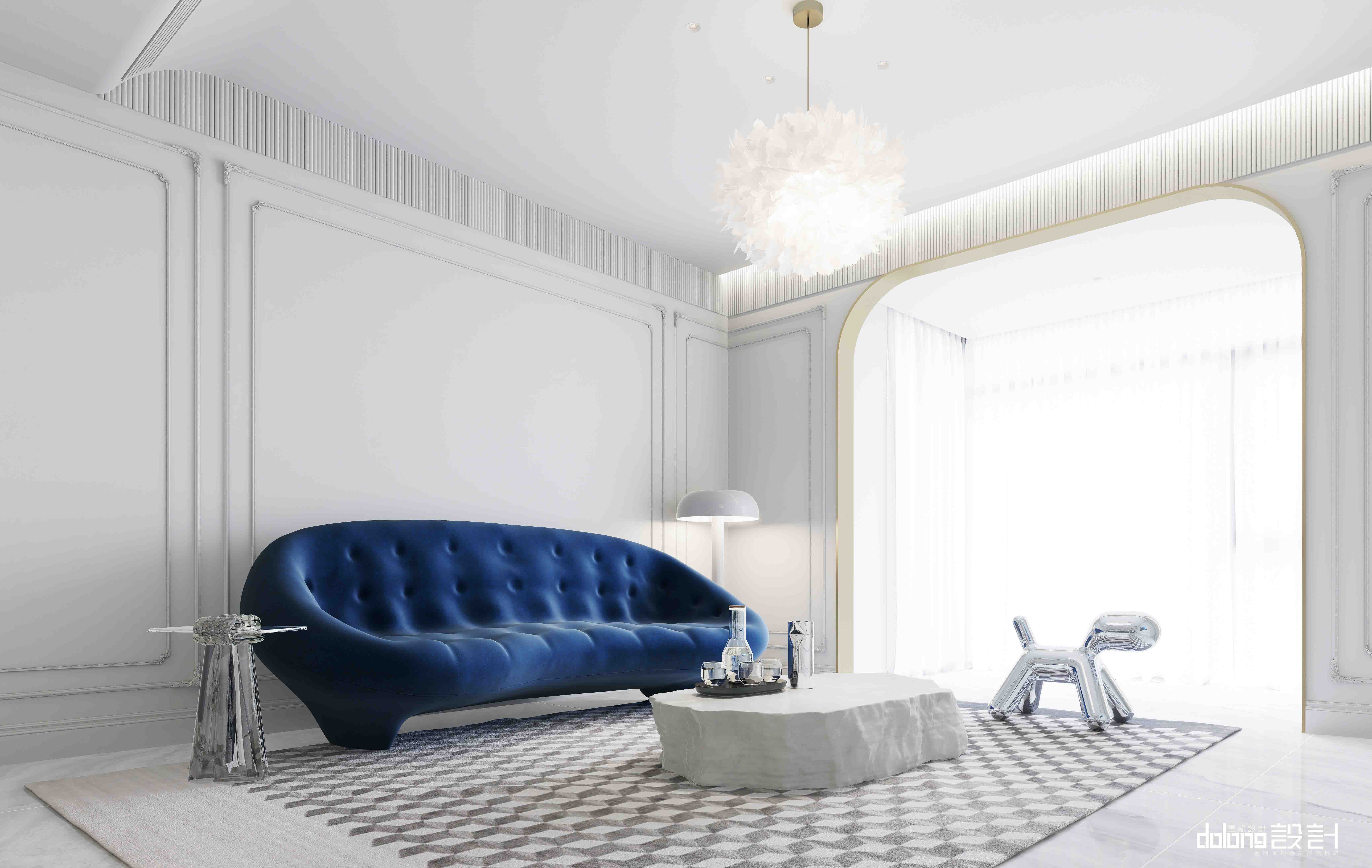 桃花园著跃层丨DoLong董龍设计-14