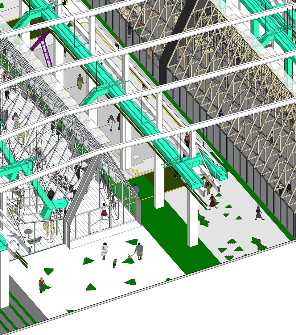 棉仓城市客厅 | 新零售体验店的“屋中屋”设计-65