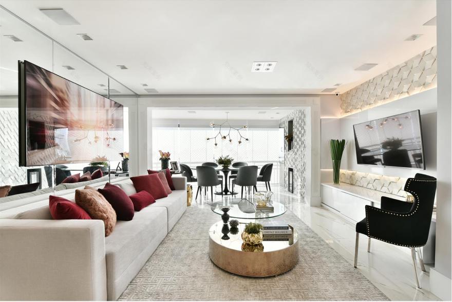 巴西 Tetriz Arquitetura & Interiores 打造温馨公寓 F&D-1