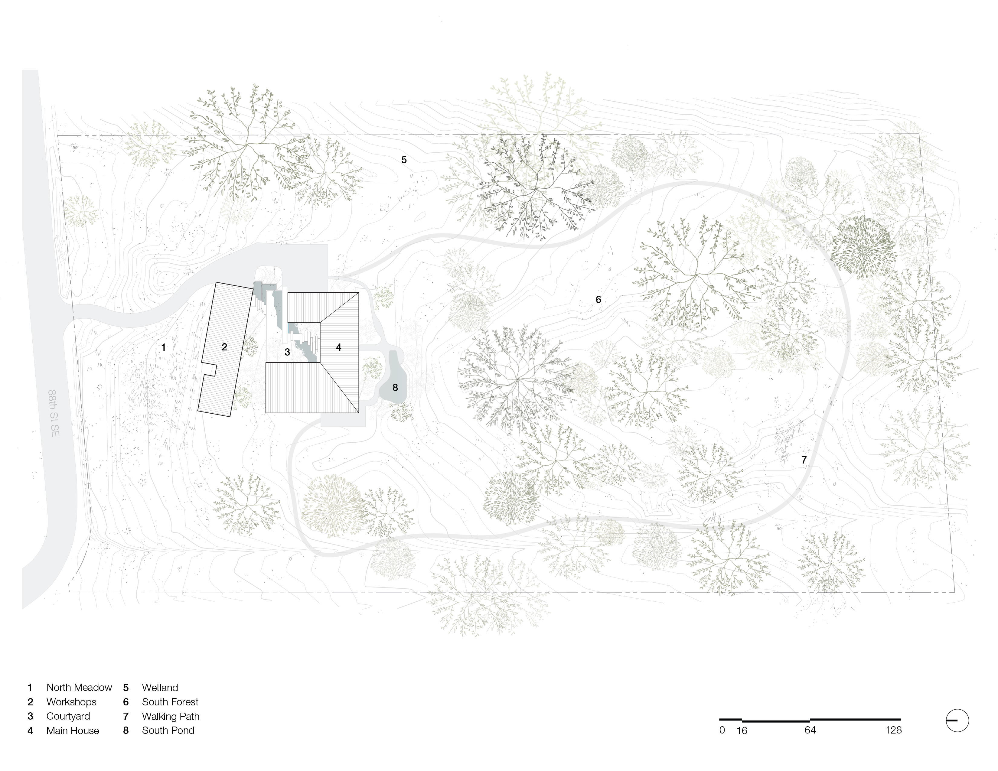 美国乡村庭院兼工作室住宅丨美国华盛顿丨Wittman Estes-39
