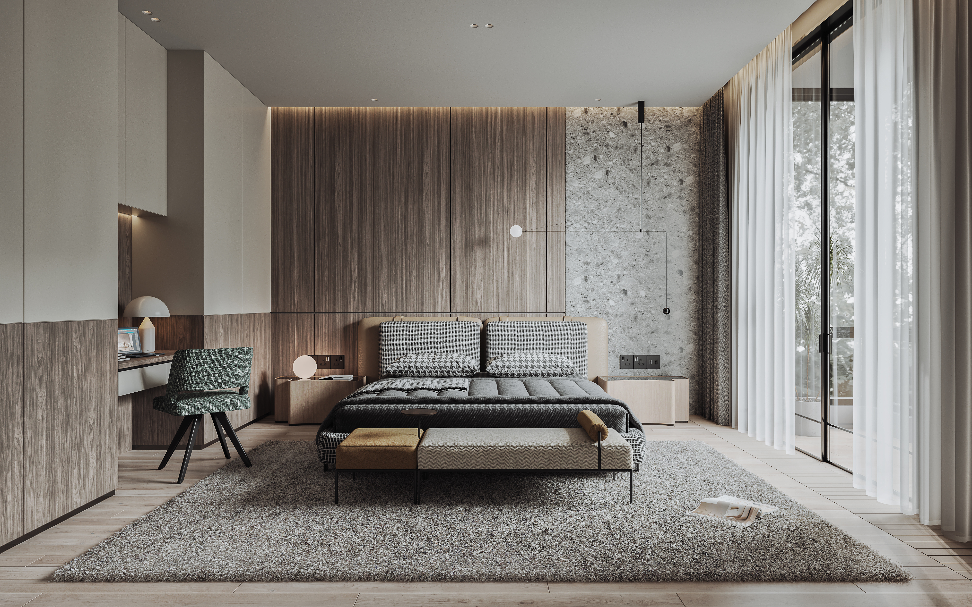 现代极简别墅-42