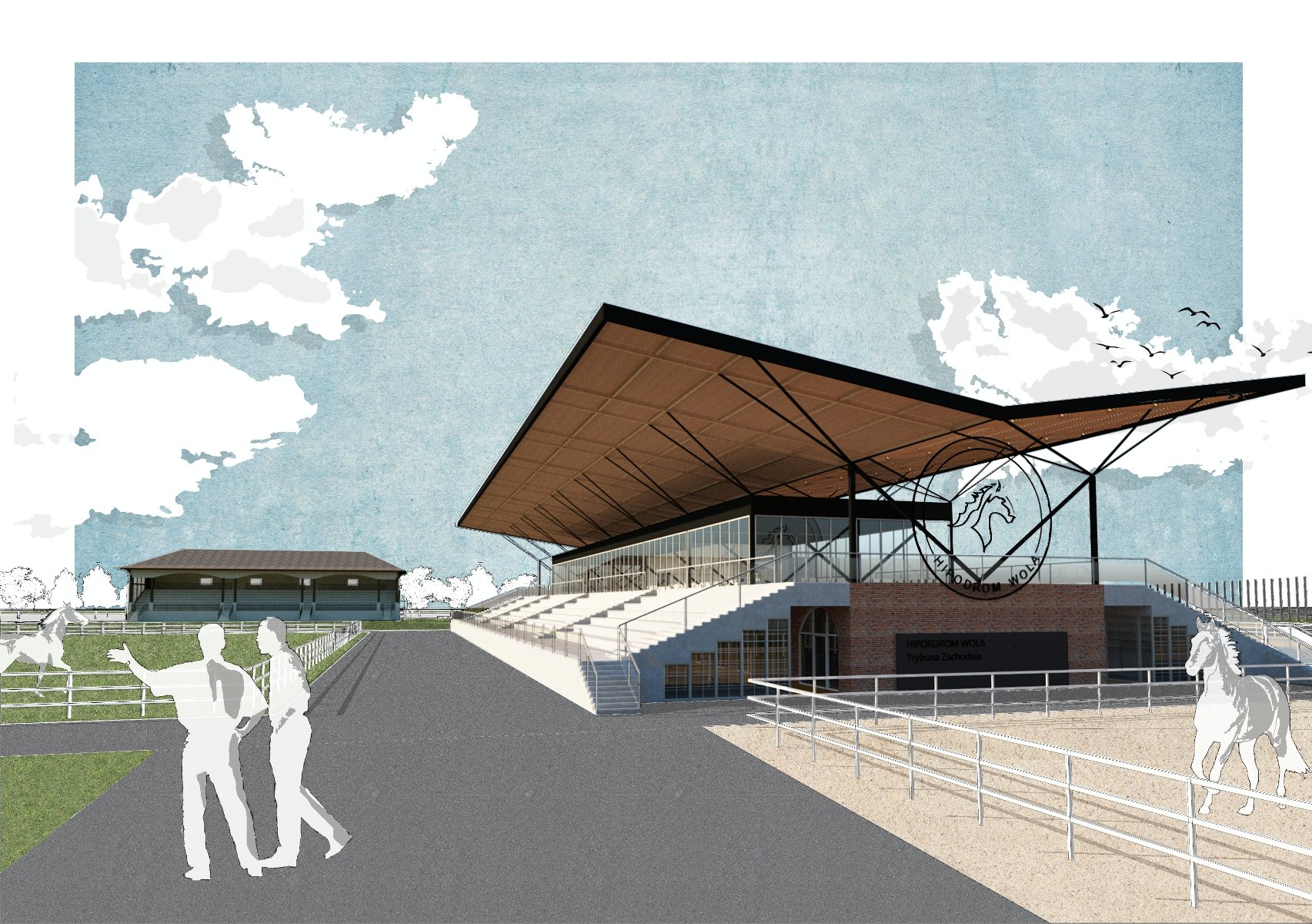 波兹南沃拉赛马场改造为马术中心项目丨波兰波兹南-0