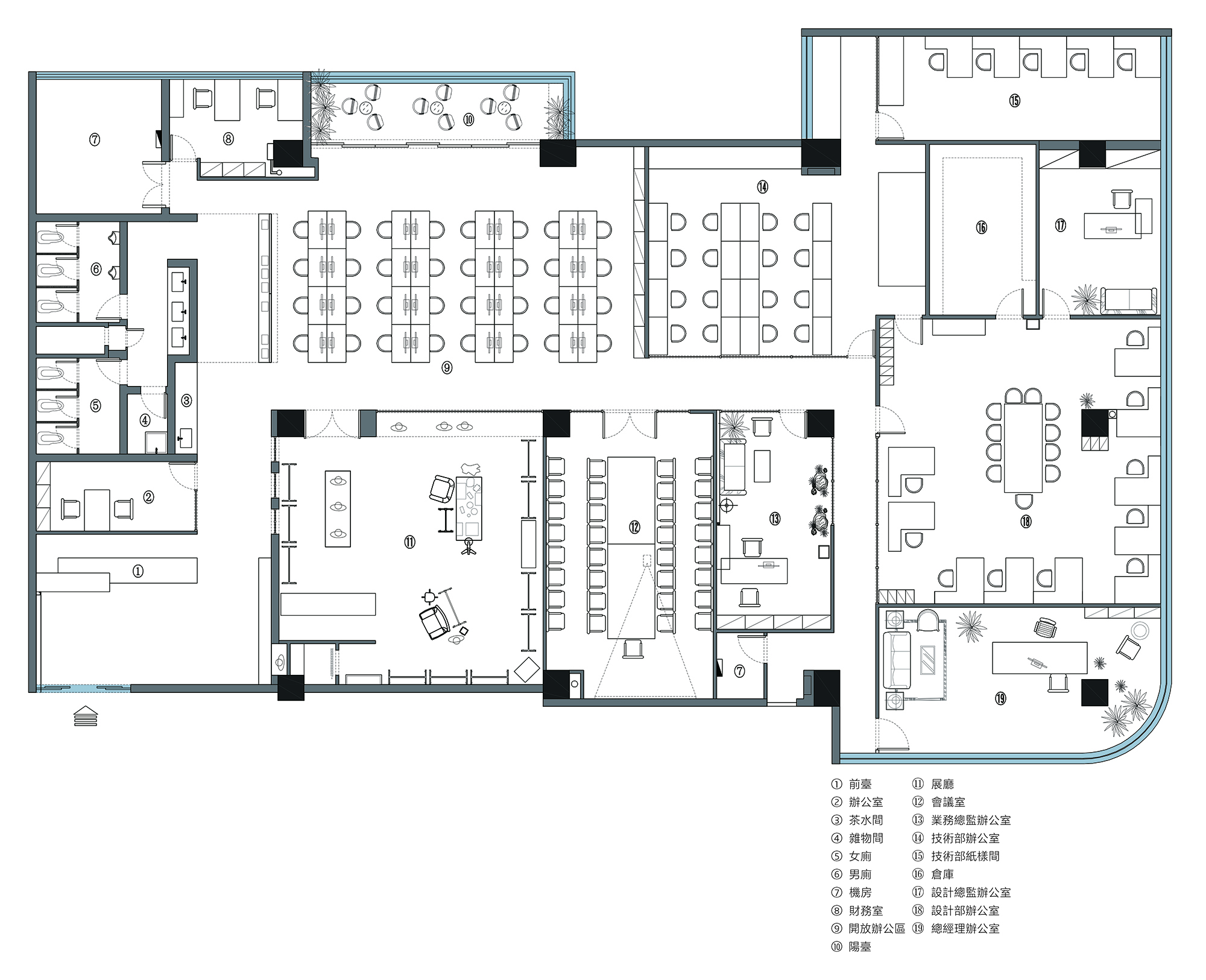 返璞归真,禅意办公空间-47