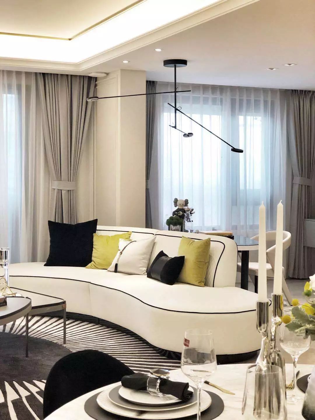 无锡太湖金茂逸墅 | 现代轻奢法式空间的艺术演绎-7