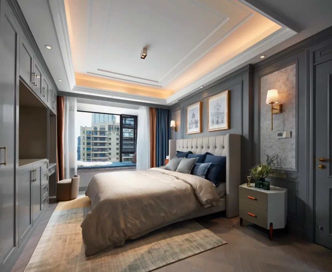 蓝色多瑙河恋曲 · 南宁四房两厅优雅空间设计丨中国南宁丨柒颜设计-55