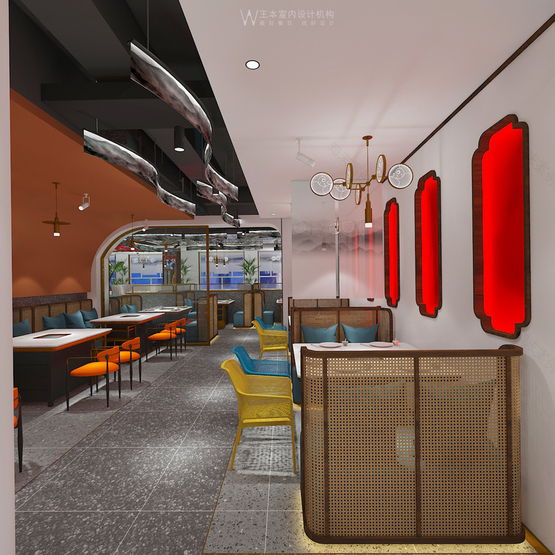 麻辣集市火锅轮台店·王本设计作品-12