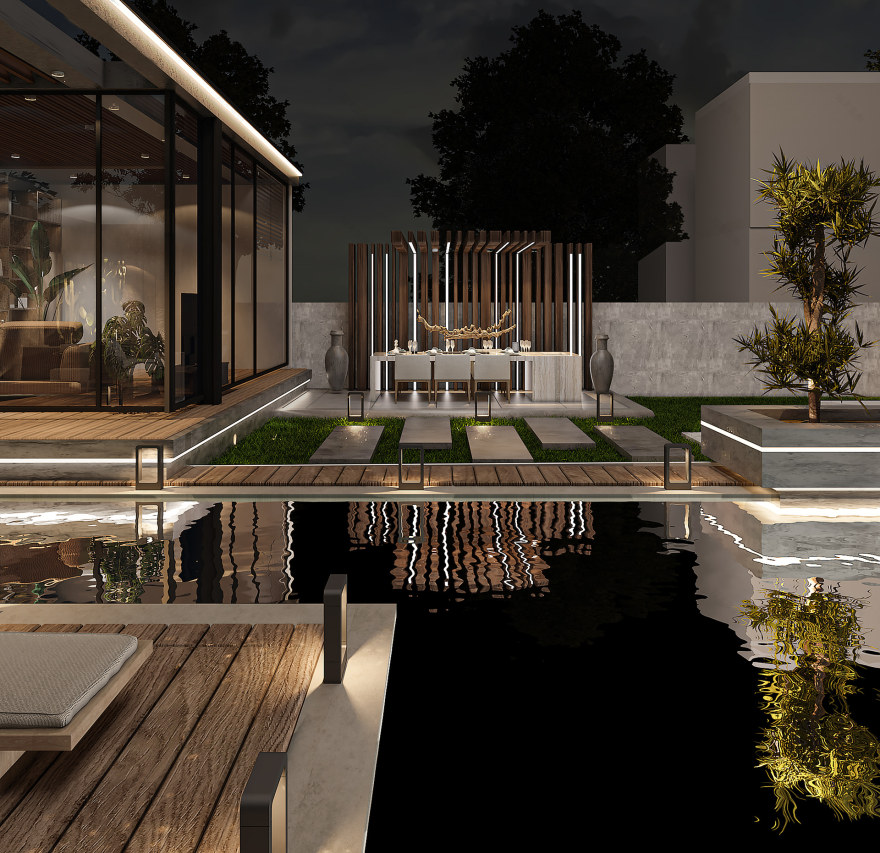 私人住宅外部和景观设计丨埃及-10