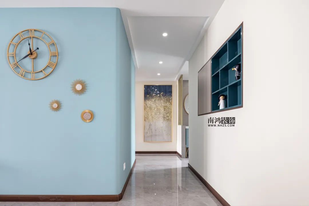 天一家园现代风格胡桃木家居设计丨浙江南鸿装饰-46