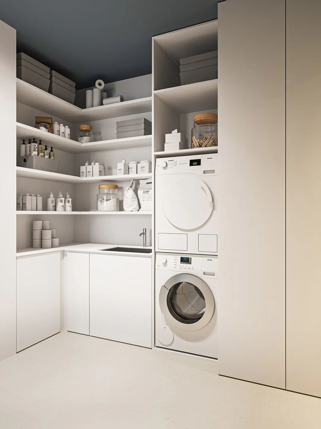 莫斯科 160㎡两套合一的优雅大空间丨俄罗斯莫斯科丨Bureau Slovo-46