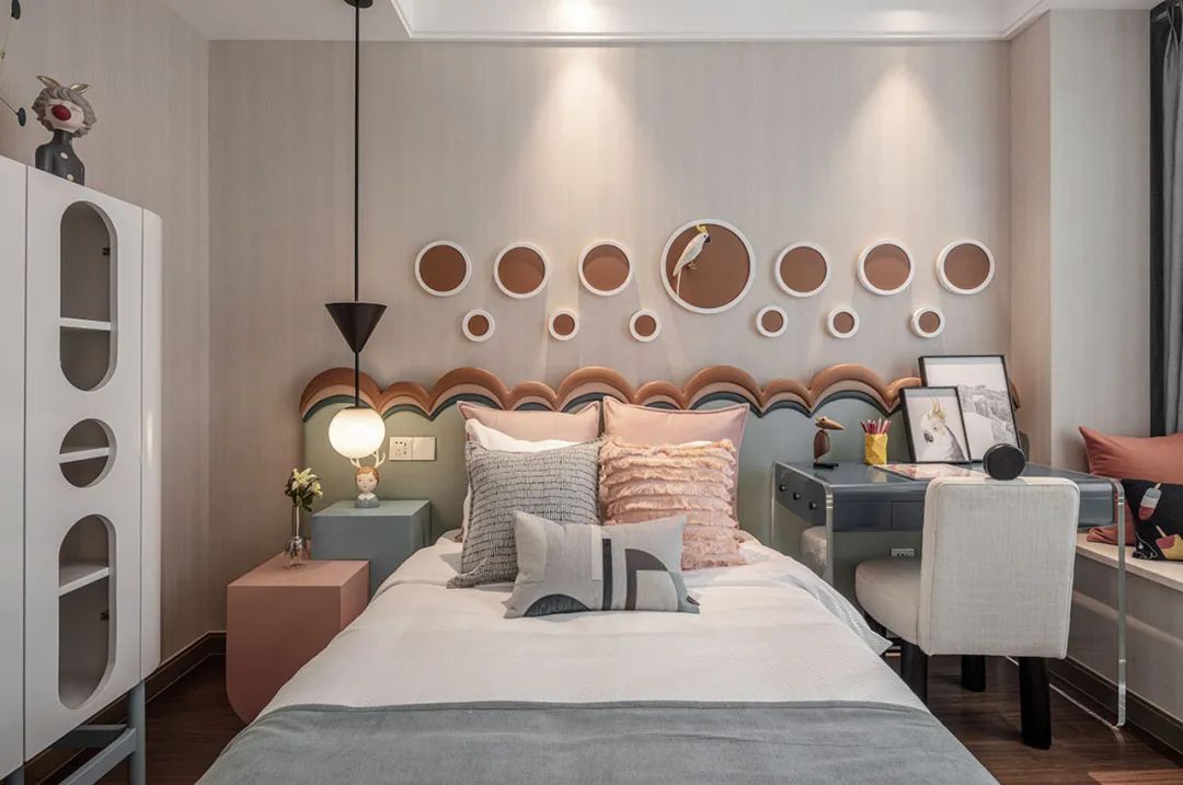 杭州中旅归锦府现代简约样板间 | 家的色彩与都市绿洲-49