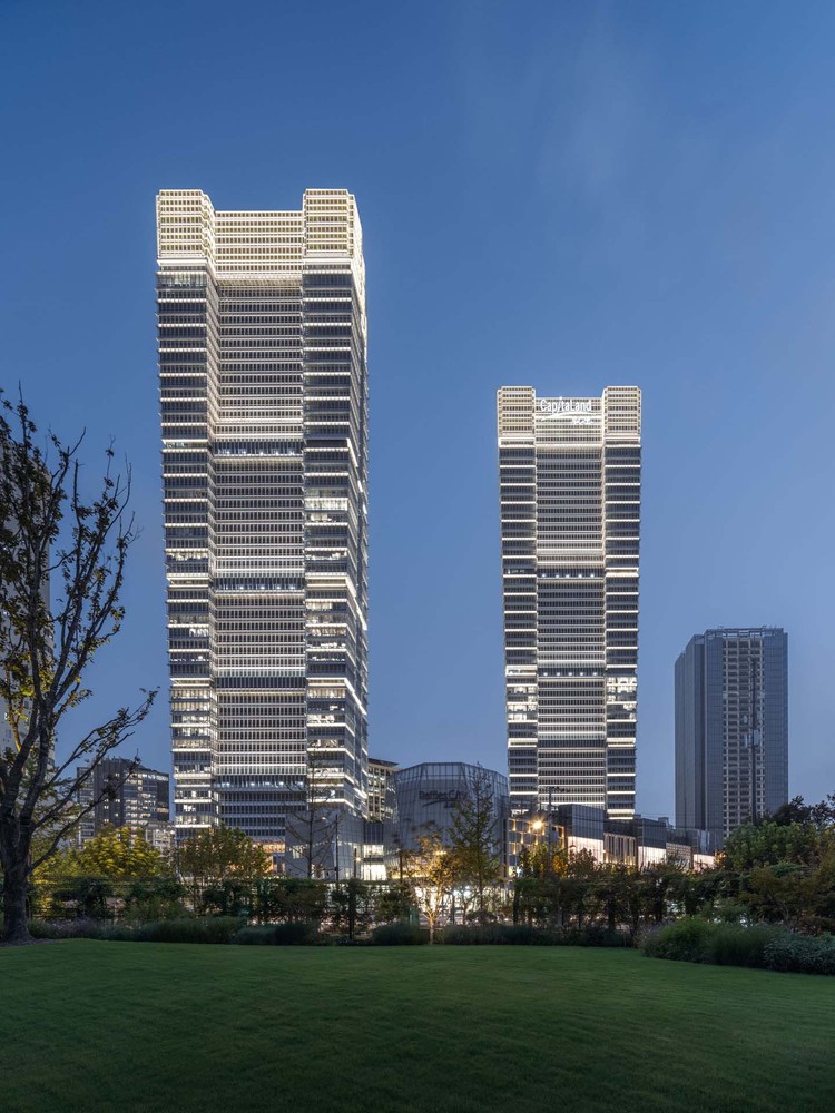Raffles City The Bund 办公建筑设计丨中国上海丨Pelli Clarke & Partners-41