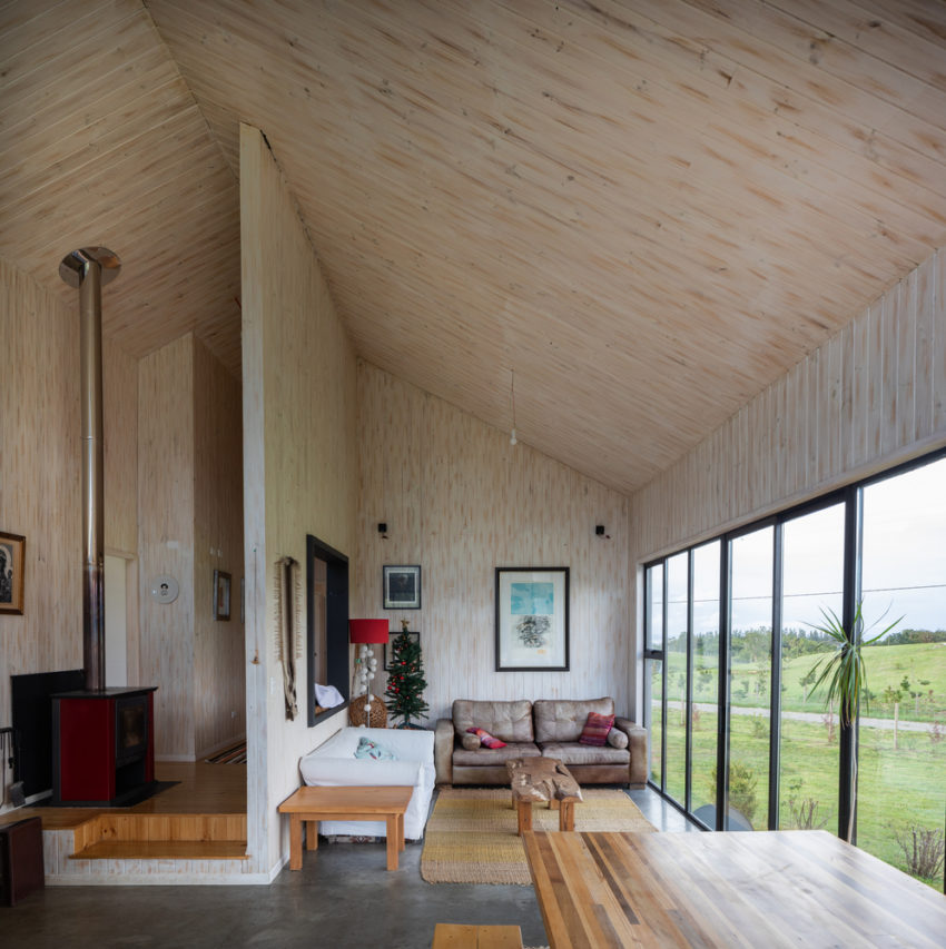 Angular House GM in Chile designed by EXTCO to work with the local topography, instead of against it 智利的角屋GM是由EXTCO设计的，用来处理局部地形，而不是与之相反。-5